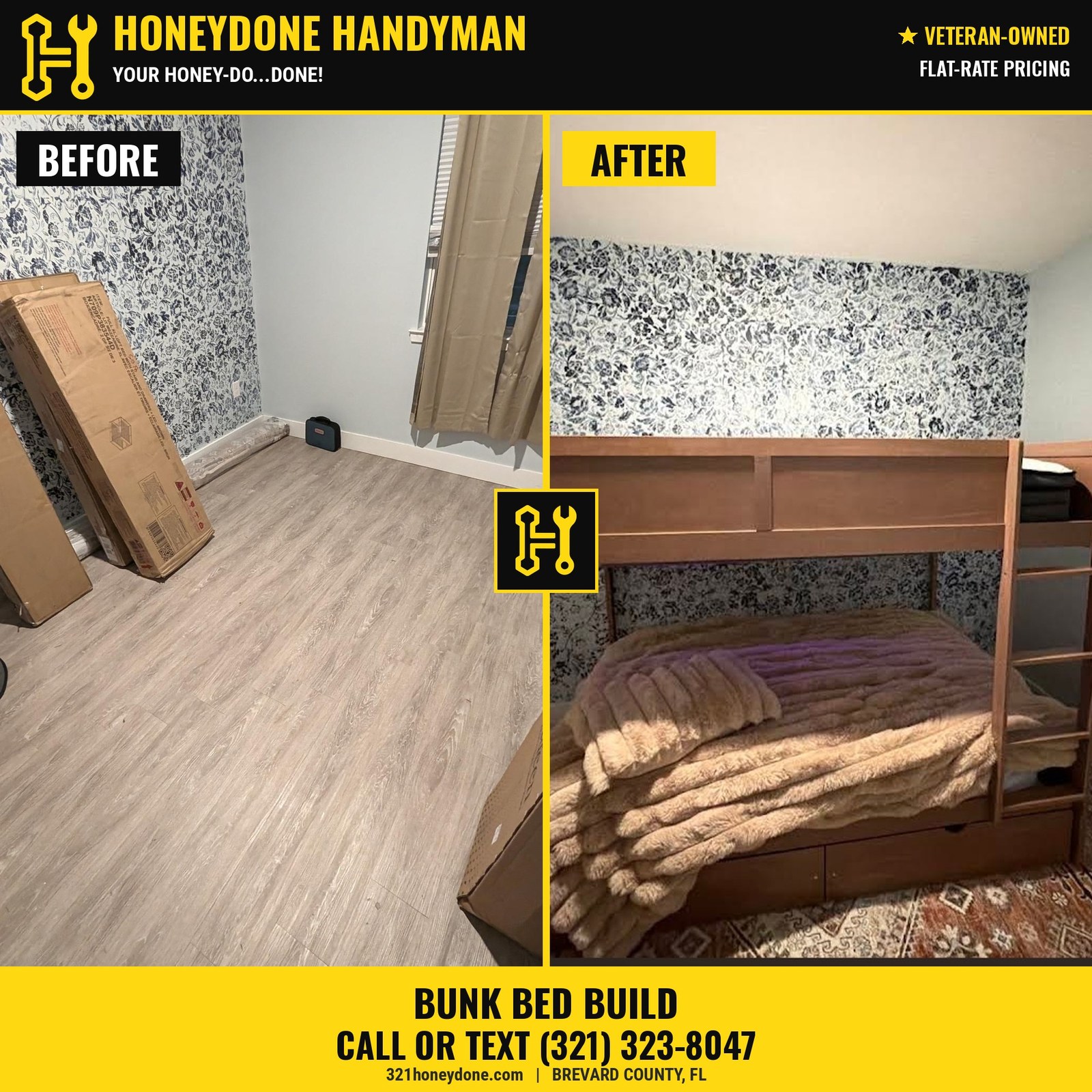 Bunk bed build in Palm Bay, FL