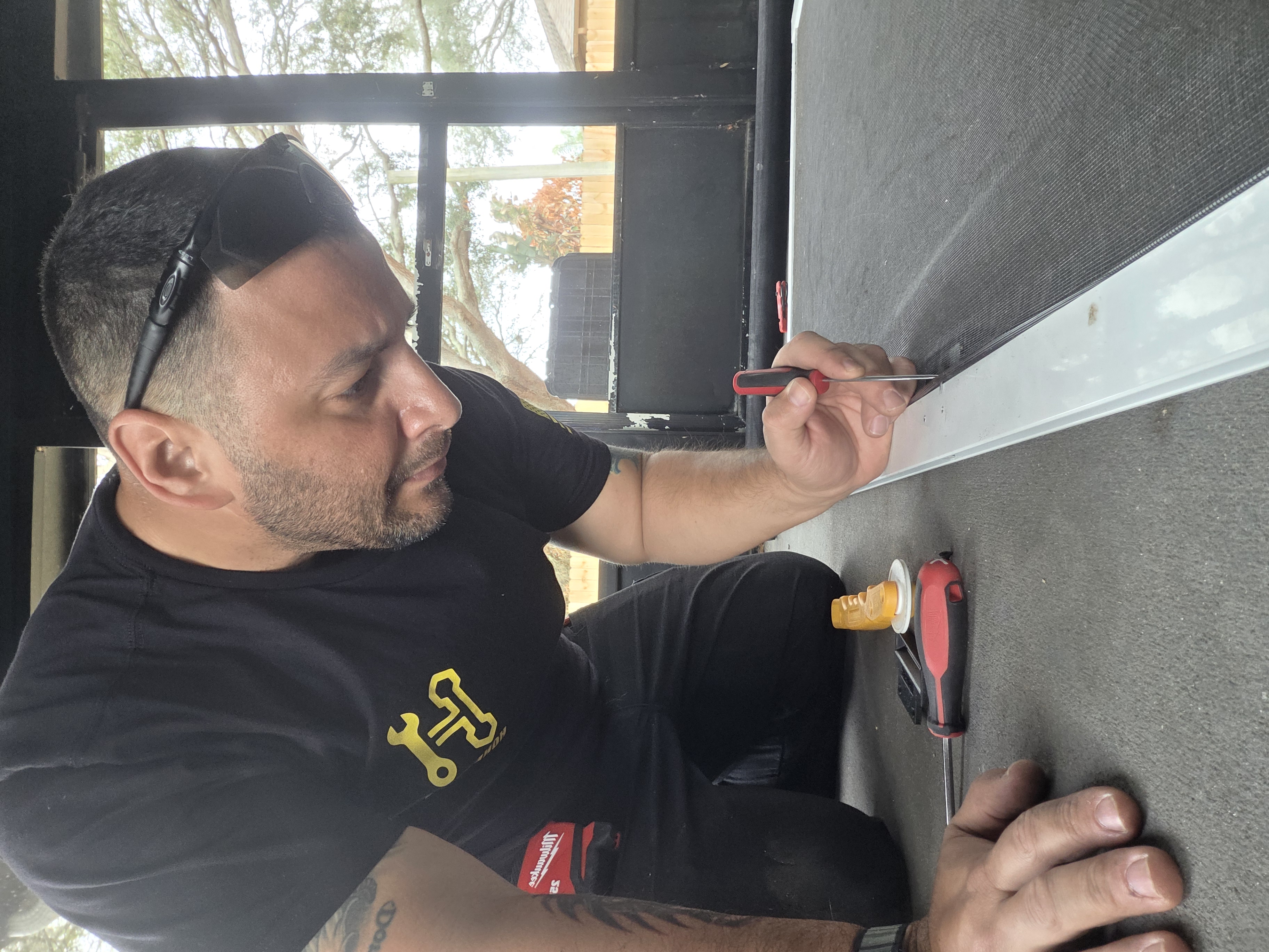 Manny Rivero, owner of HoneyDone Property Maintenance